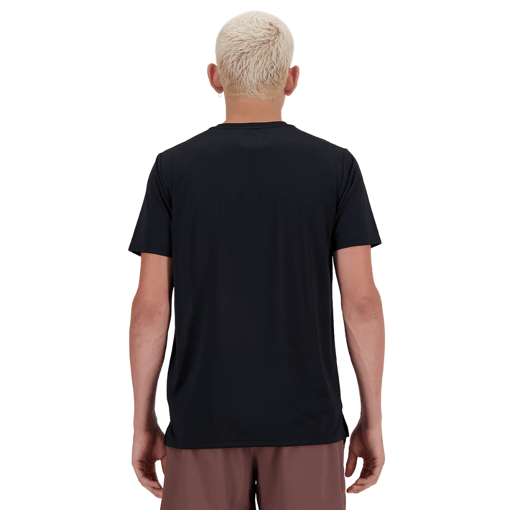 New Balance Camiseta MT41222B-BK M SPORT ESSENTIALS Preto. Poliamida -1-